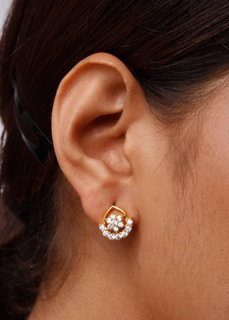Cz Earrings : CS54