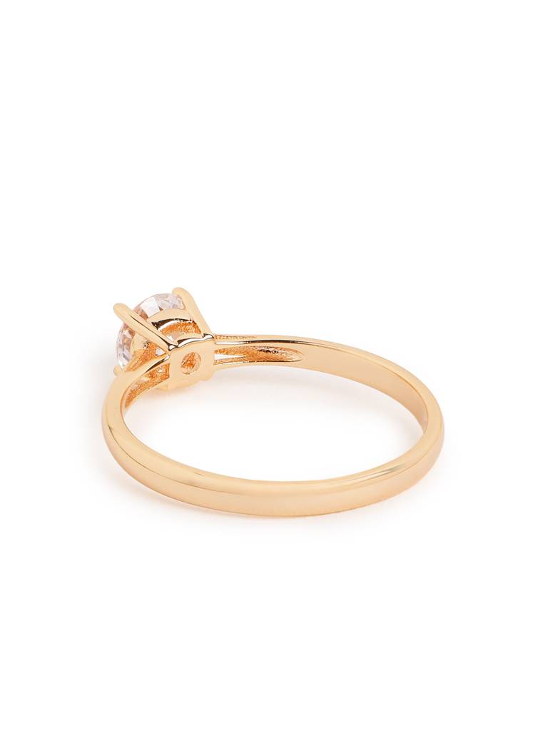 American Diamond Pristine 5Mm Solitaire Ring : YI24A0677R