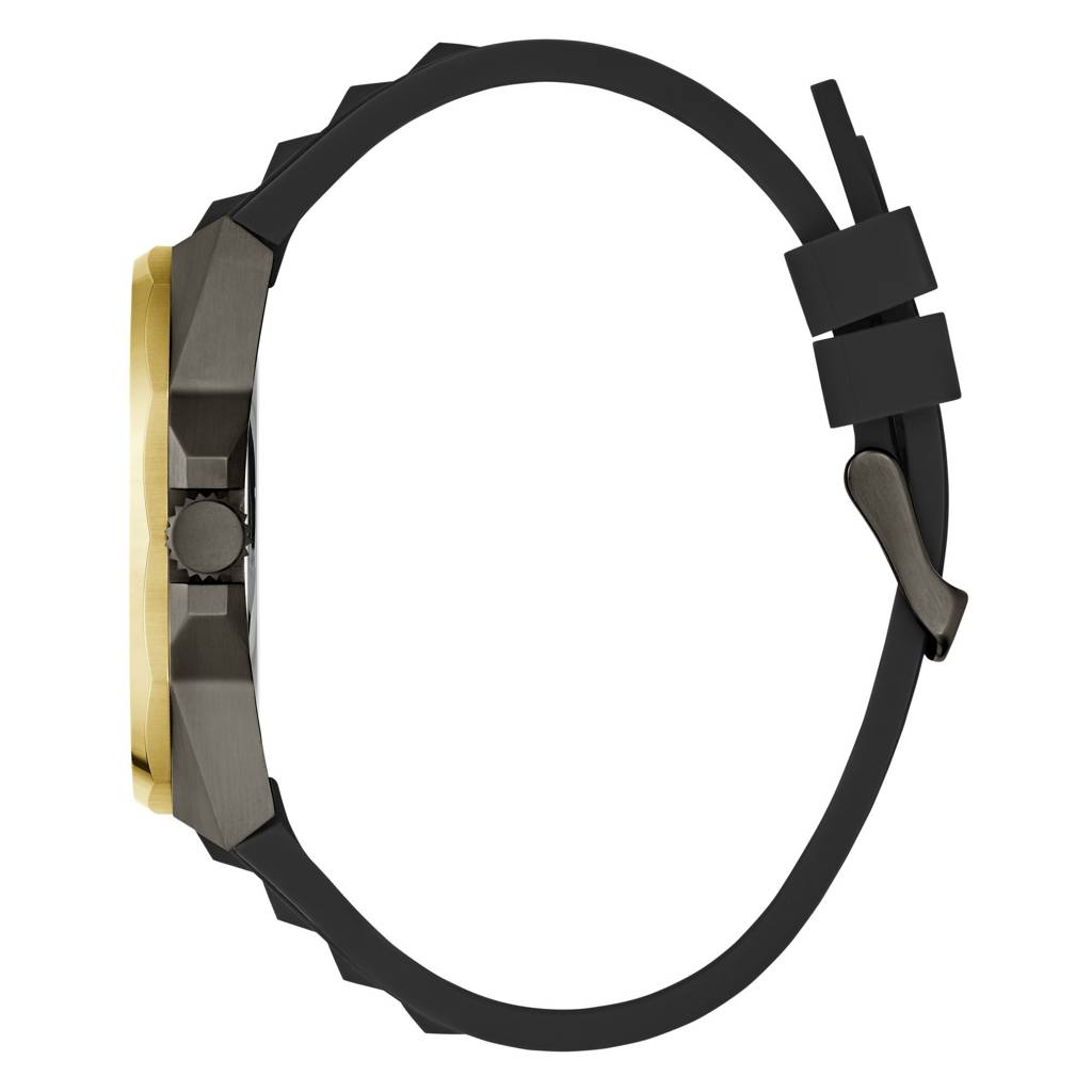 Guess Round 46Mm Black Dial Analog Men Watch - Gw0799G1 : GW0799G1