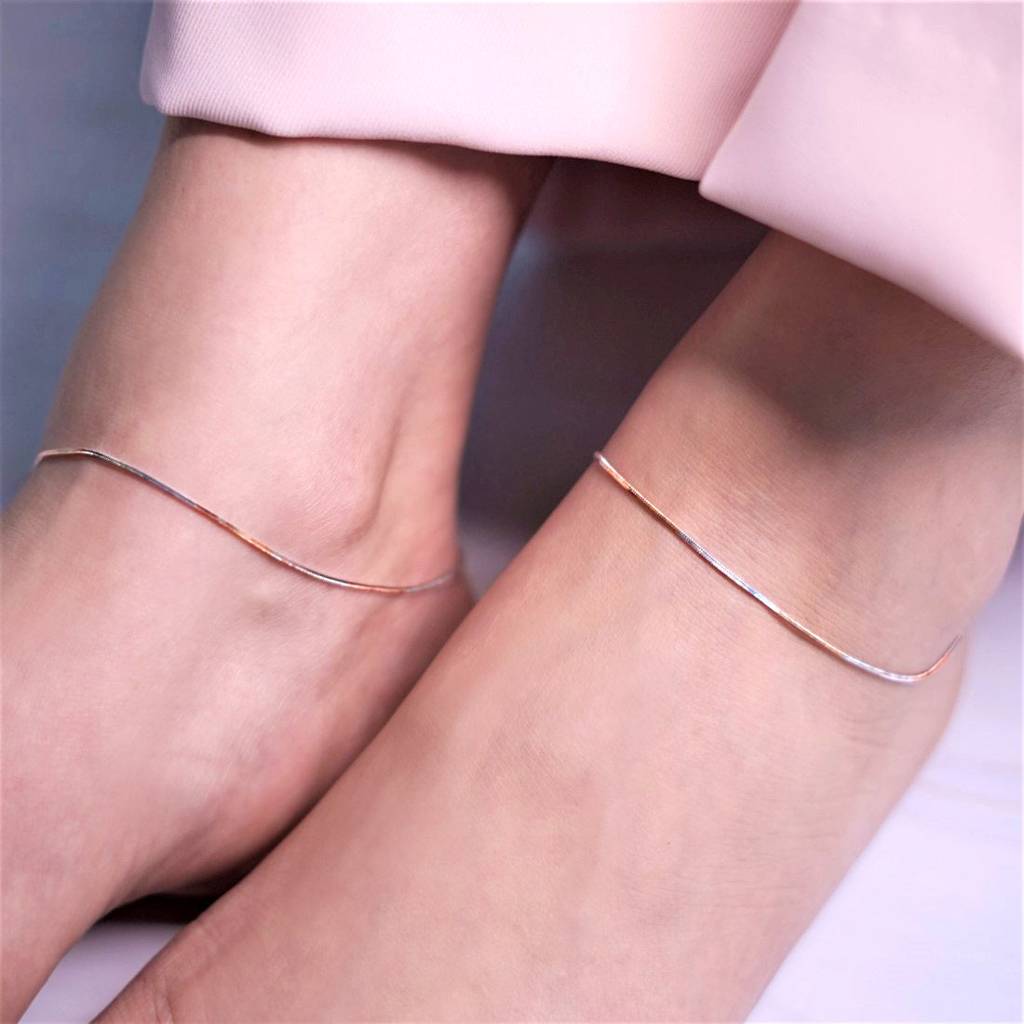 The Elegant 925 Sterling Silver Anklet | The Elegant 925