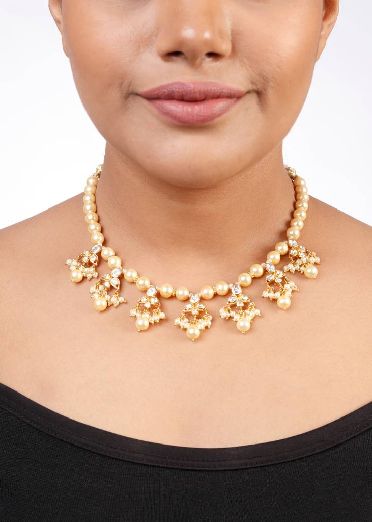 Moissanite Polki Necklace 8 : PJ127