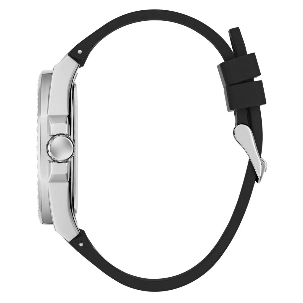 Guess Round 46Mm Black Dial Analog Men Watch - Gw1002G1 : GW1002G1