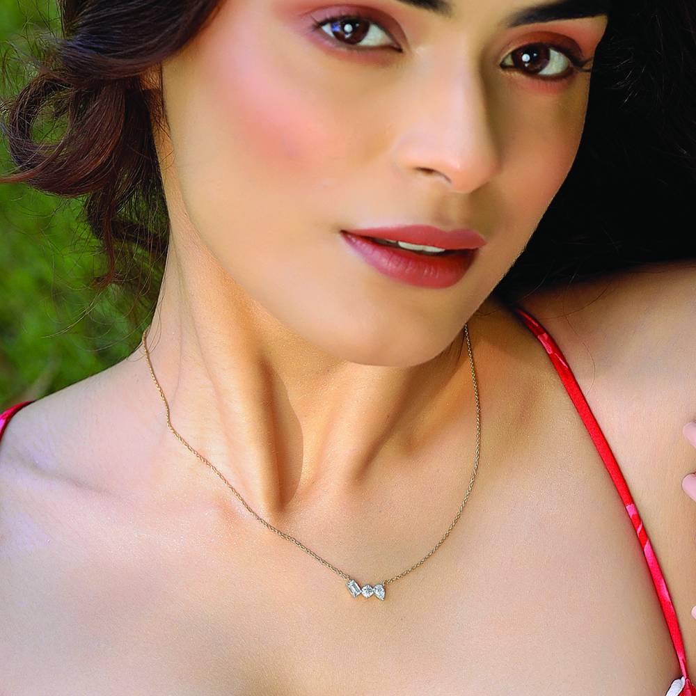 Toi-Et-Moi - Lab Diamond Necklace : LLNK0100
