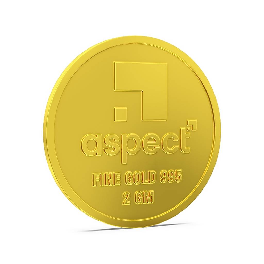 2 Gm Ganesh Gold Coin 24Kt (995) : AGC2GMGANESH995