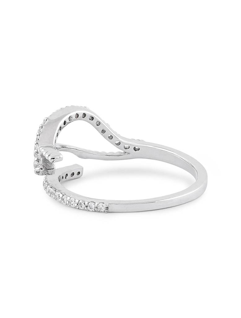 925 Silver Almost Infinity Ring