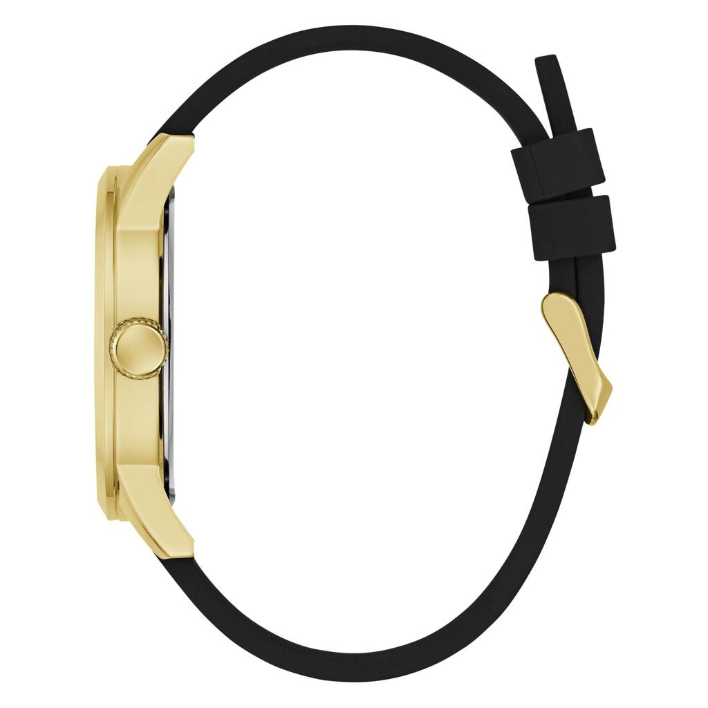 Guess Round 44Mm Black Dial Analog Men Watch - Gw0781G4 : GW0781G4