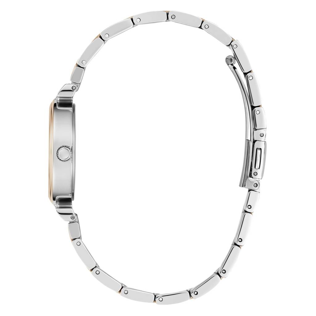 Guess Round 28Mm Silver Dial Analog Women Watch - Gw0762L4 : GW0762L4
