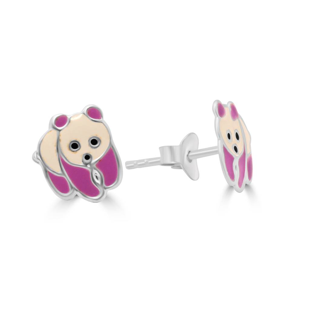 Exquisite Sterling Silver Animal Shaped Stud Earrings For Nature Lovers And Trendsetters : TWP1254