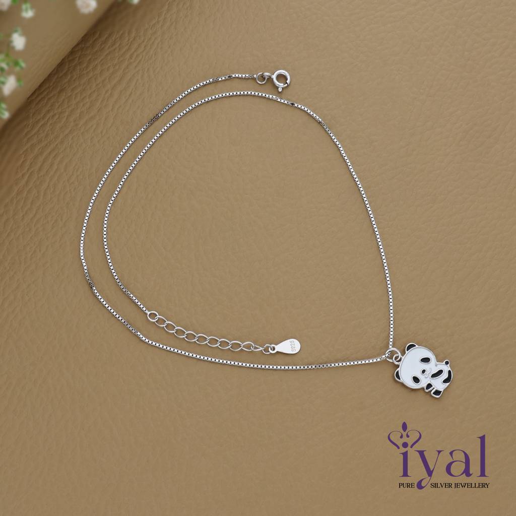 Enchanting Panda 925 Silver Kids Chain Pendent(3+ Years) : KP-185