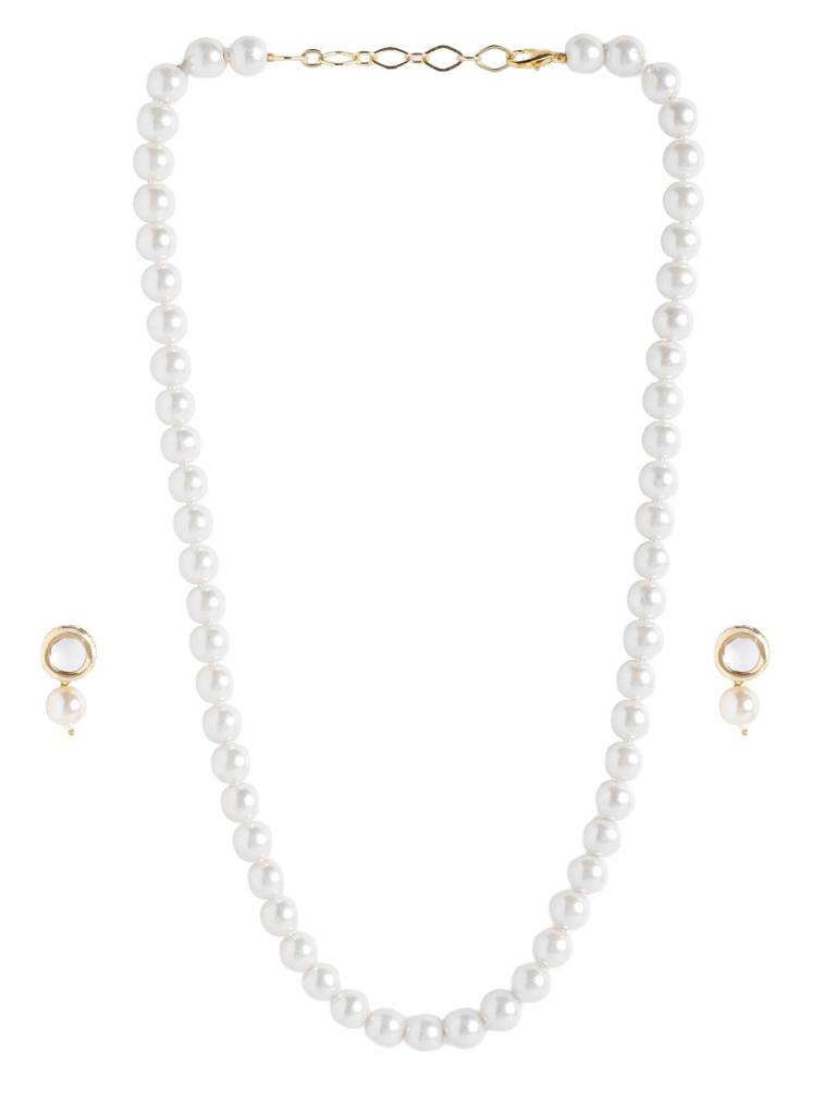 Gold Plated Timeless Pearl Set : FJS6305