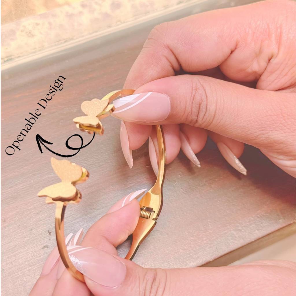 Fancy Arch Stud Earring : BR_SS_Buttflycuff_gld