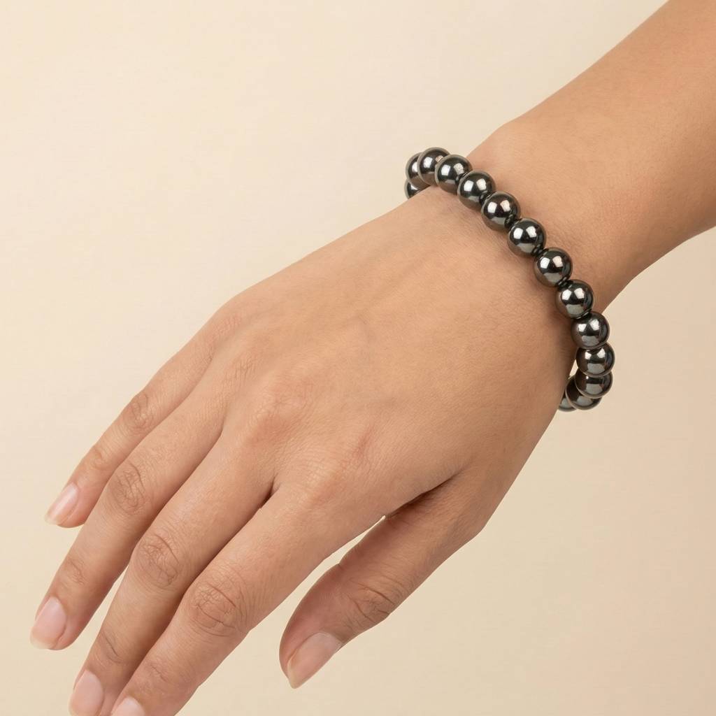 Natural Garnet Stone Bracelet : IS-BR-ST-1140