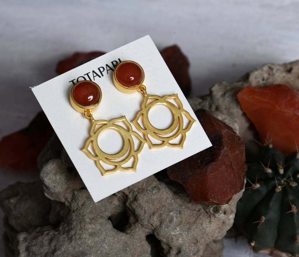 Sacral Chakra Earrings : IVBE11