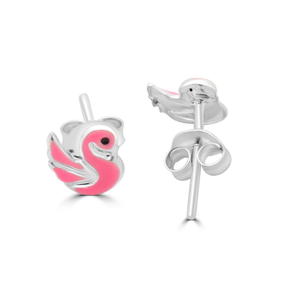 Adorable Sterling Silver Animal-Style Stud Earrings For A Touch Of Fun And Sophistication : TWP1255