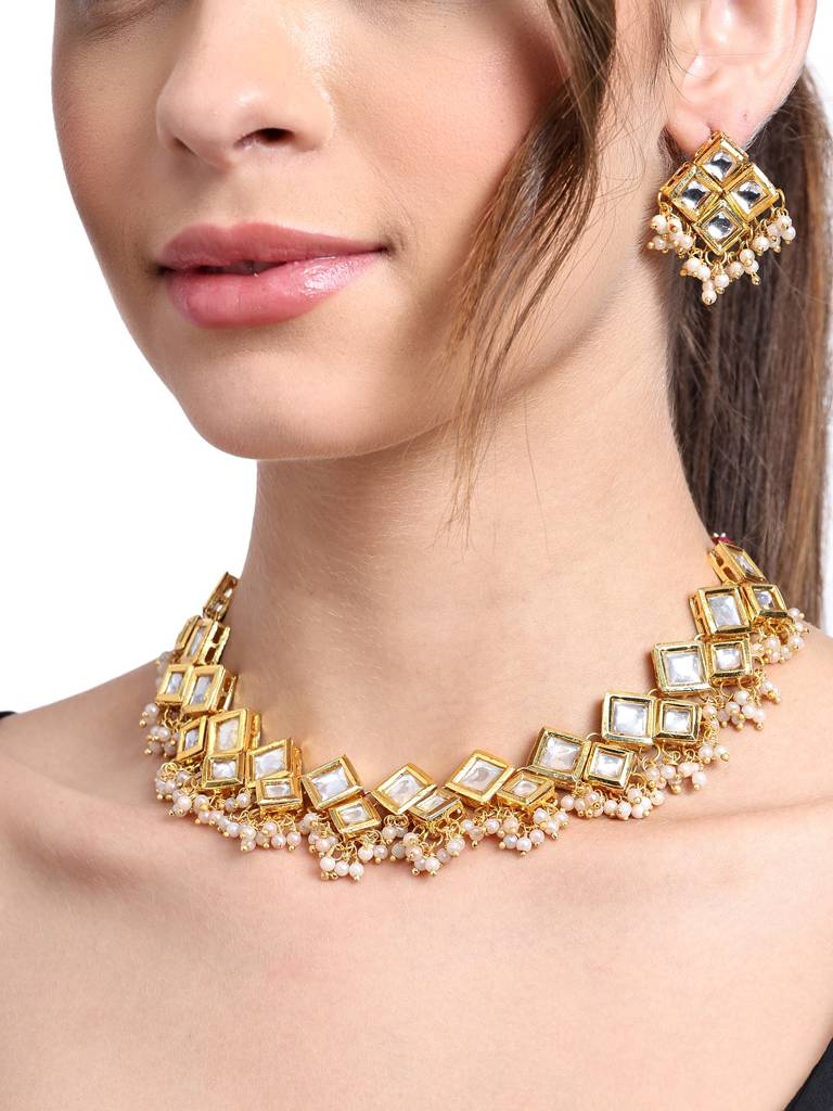 Classic Kundan Necklace : NE30008