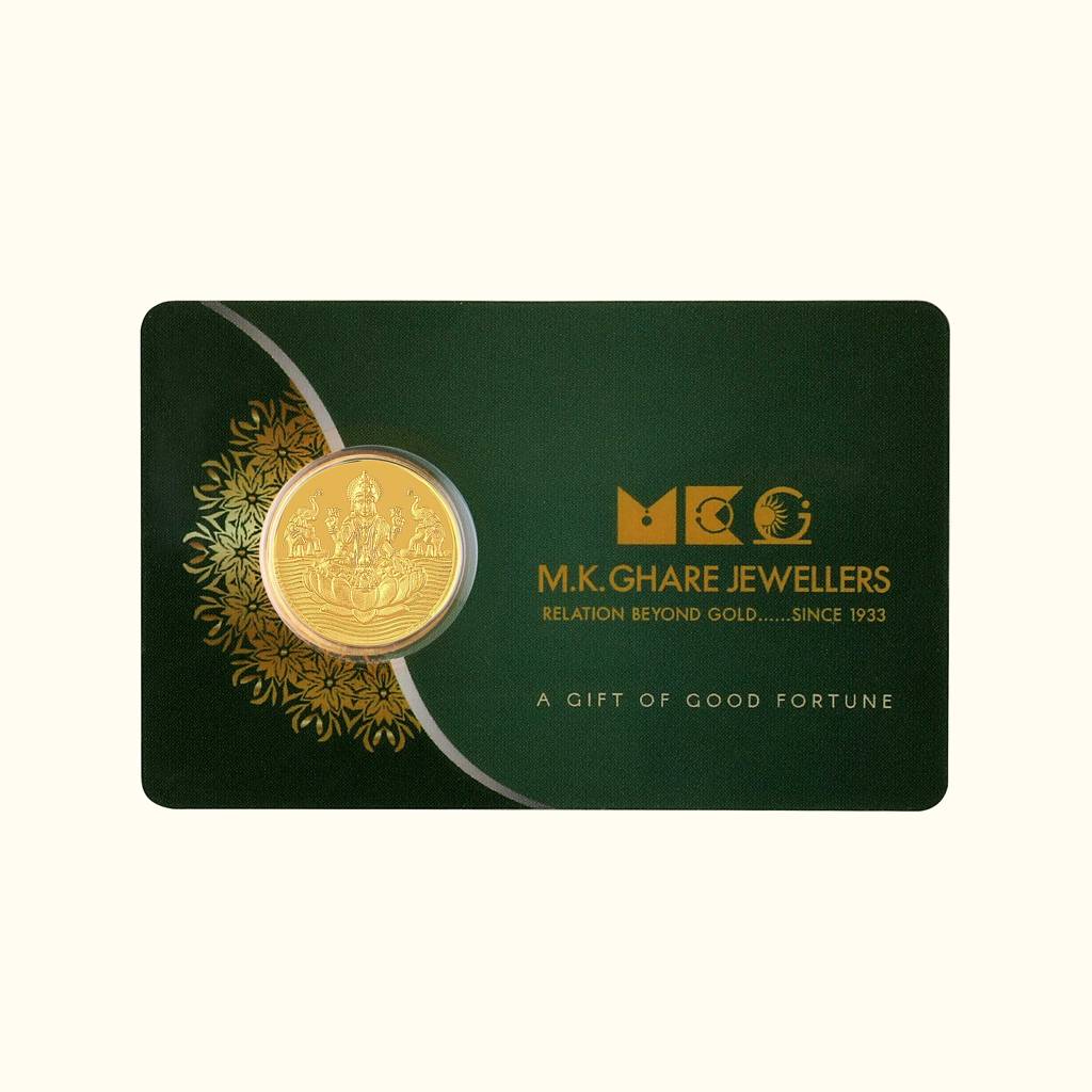 0.1 Gram 24Kt (999) Goddess Lakshmi : 0100gramlakshmi