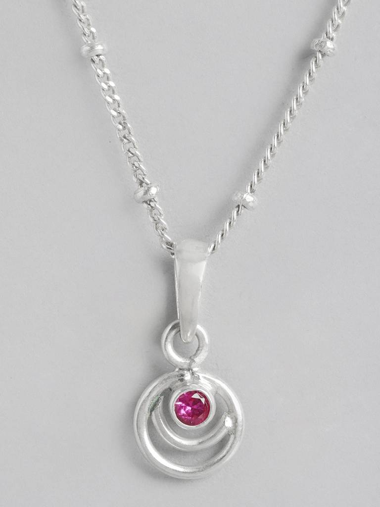92.5 Silver Spiral Necklace : U100SG005MY003