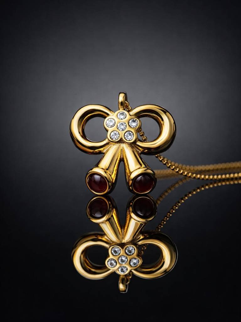Bow Pearl Gold Necklace | Anti-Tarnish Everyday Chain : S925C732BPC