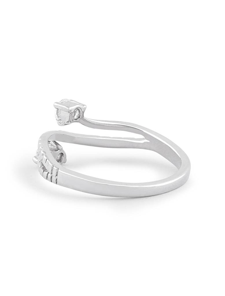925 Silver Duopoly Ring