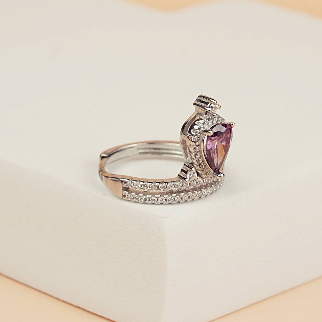 Sterling Silver Teardrop Ring : RGS001