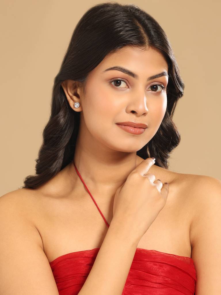 Eternal Sparkle Anti Tarnish Earrings : YI24A0290E