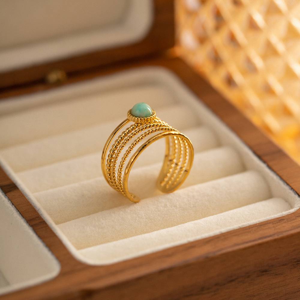 Turquoise Serenity Ring : TurquoiseSerenityRing-JD-RG-FG-05