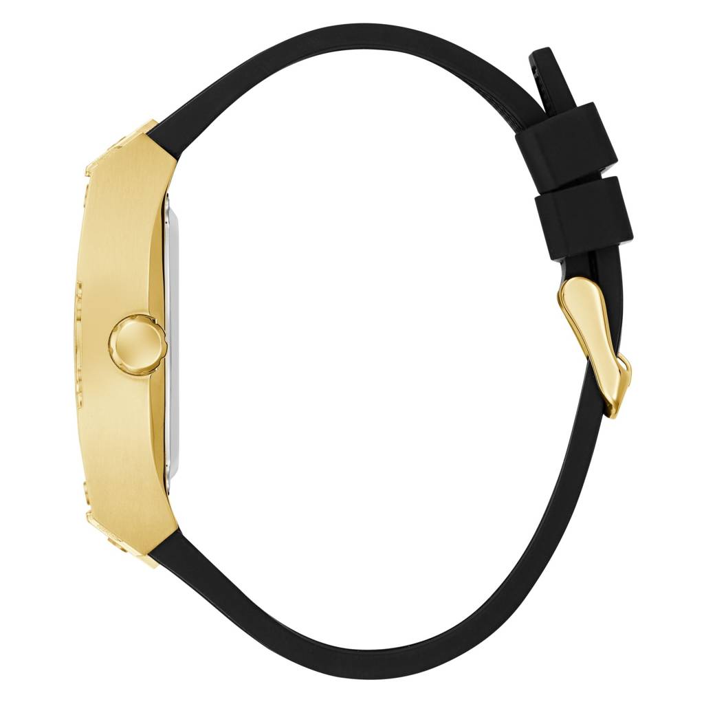 Guess Rectangle 42Mm Champagne Dial Mechanical Automatic Men Watch - Gw0980G2 : GW0980G2