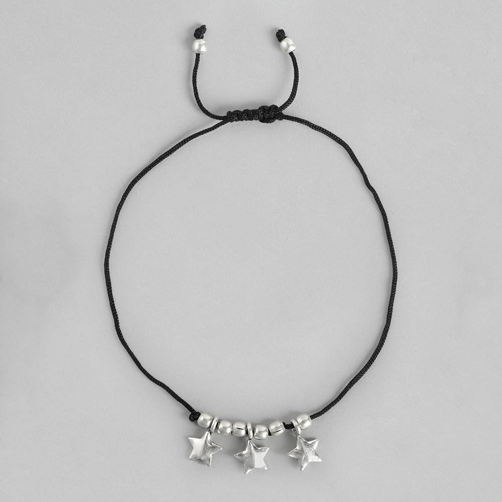 Silver 92.5 Star Anklet : Silver 92.5 Star Anklet : Silver 92.5 Star Anklet : U080SO05LA0327