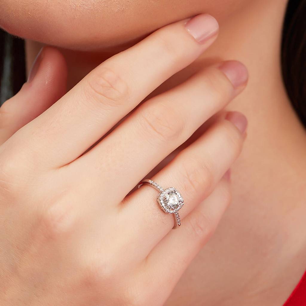 Date Night Staple Solitaire 925 Silver Ring (Adjustable) : RNG-40046