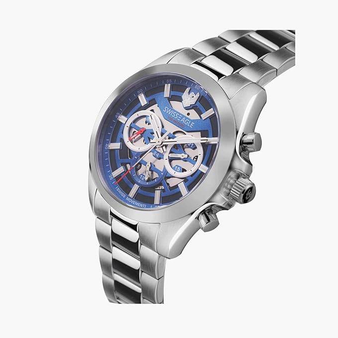 Swiss Eagle Men'S Chronograph Swiss Made Movement Watch - Se-9165 : SE-9165-11