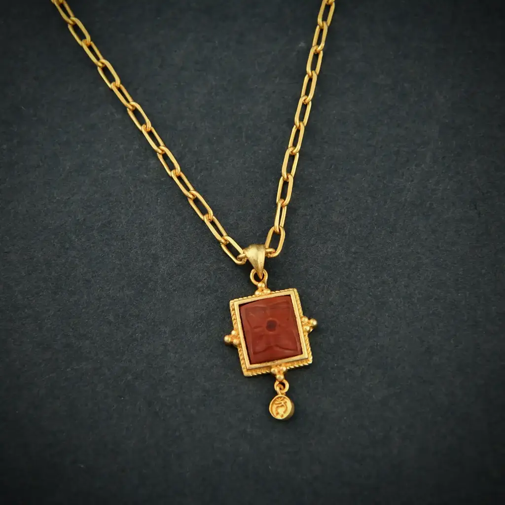 Mooladhar Root Chakra Pendant Necklace : IVBN46