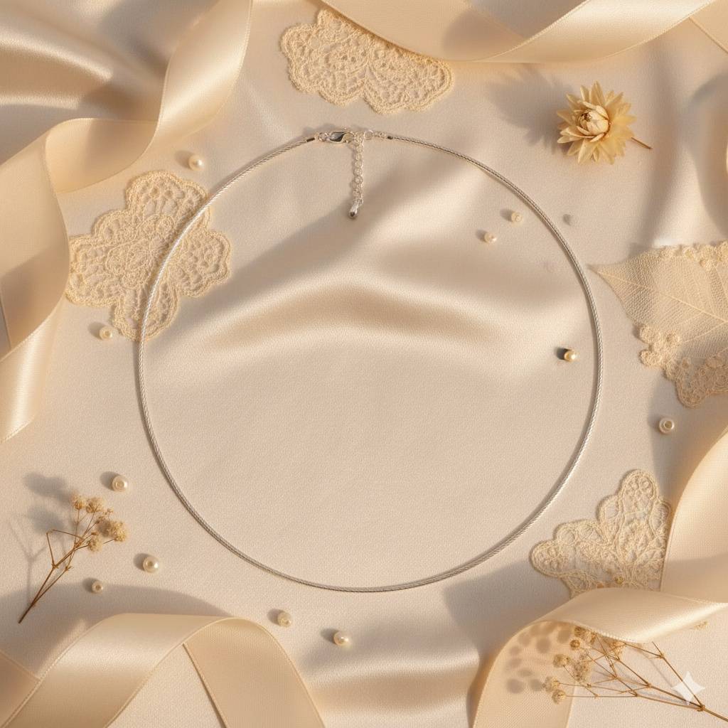 925 Pure Silver Delicate Neck Chain : CH1012