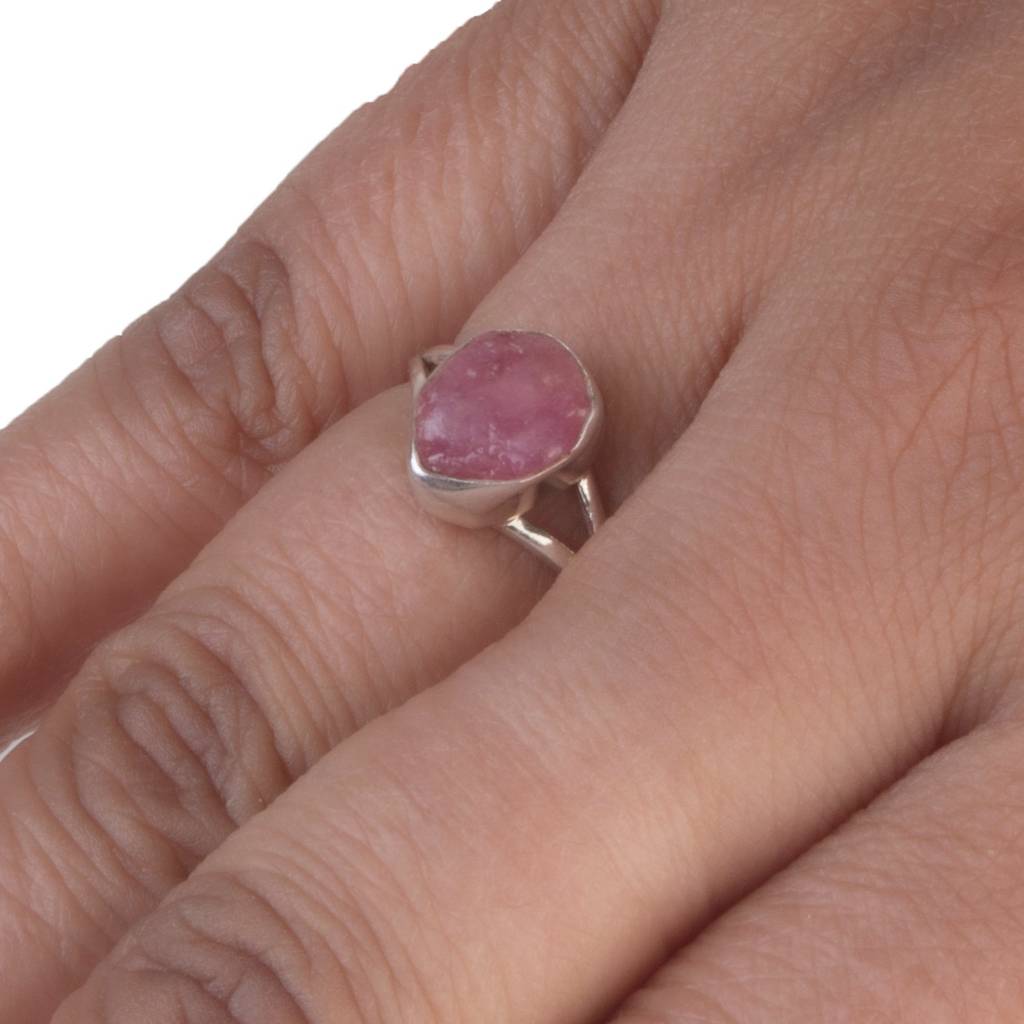 925 Sterling Silver Ruby Ring For Women | Luxury Red Gemstone Ring | Party & Wedding Jewelry : FU-0834