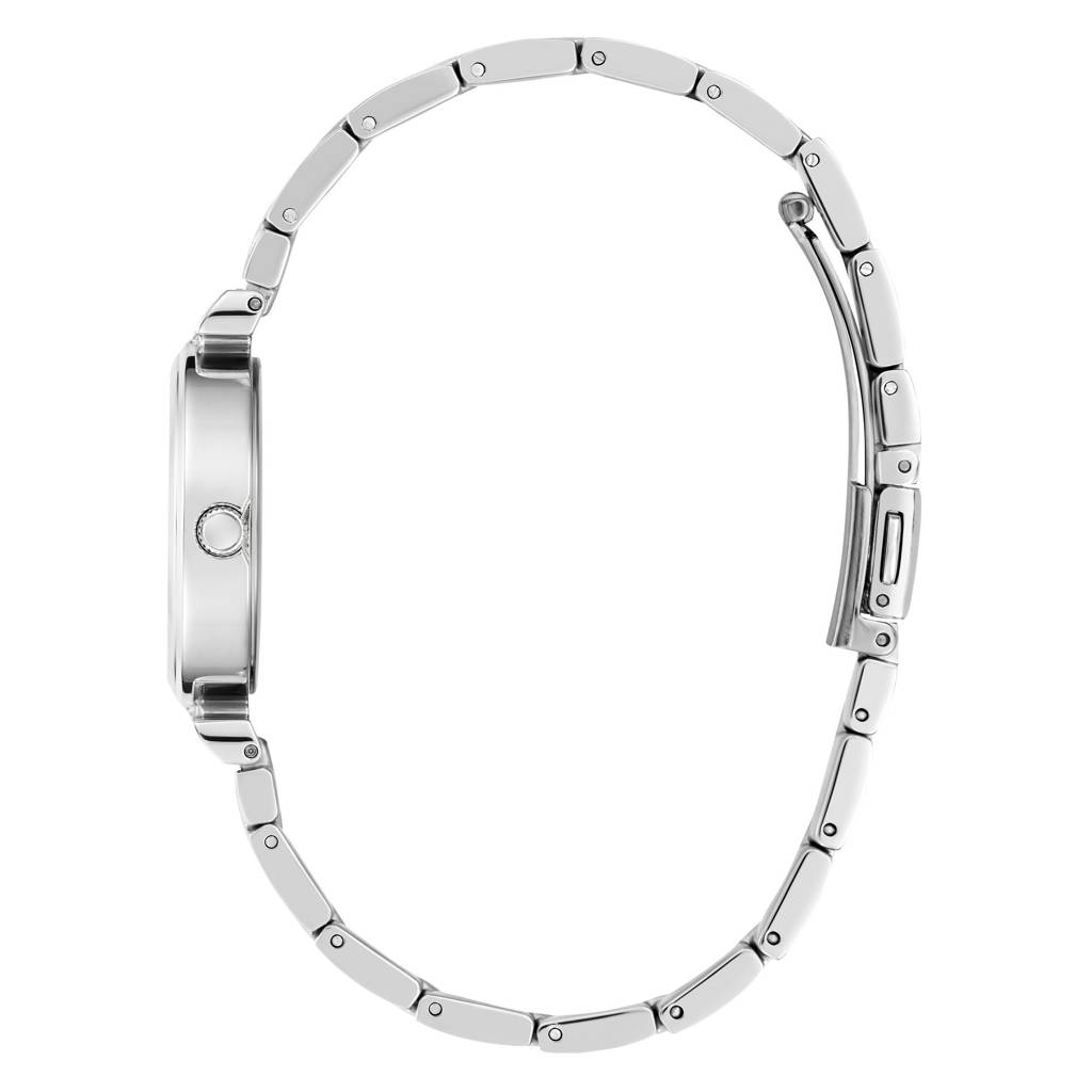 Guess Round 28Mm Silver Dial Analog Women Watch - Gw0762L1 : GW0762L1
