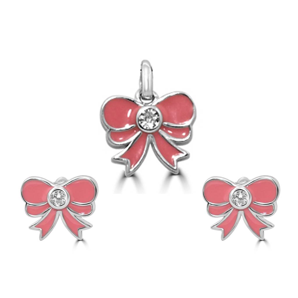 925 Pure Silver Butterfly Inspired Pendant Set-Ps1011 : PS1011