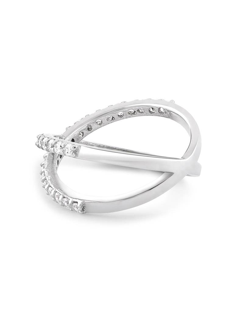 925 Silver Love Locked Ring