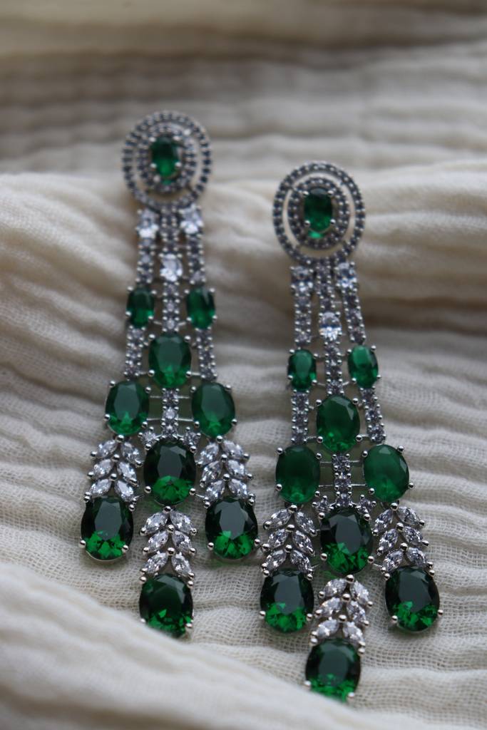 Green Buds Earrings : BJER0119