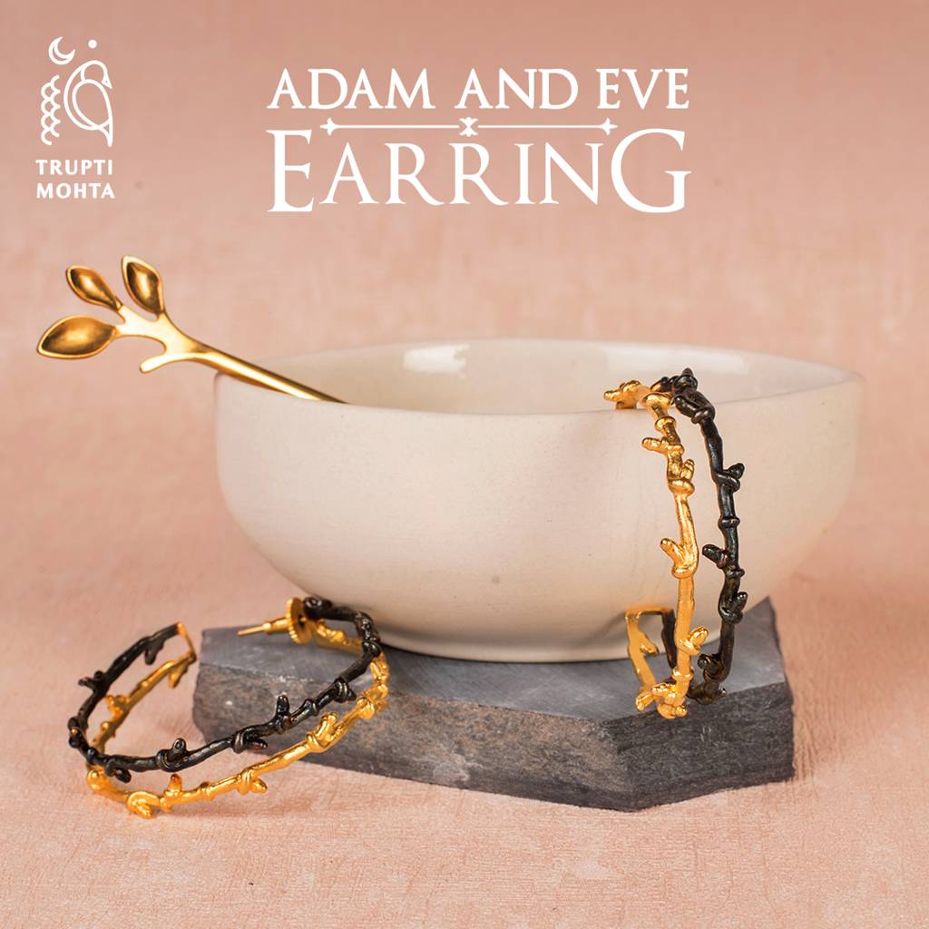 Adam And Eve Earrings : AC-1046