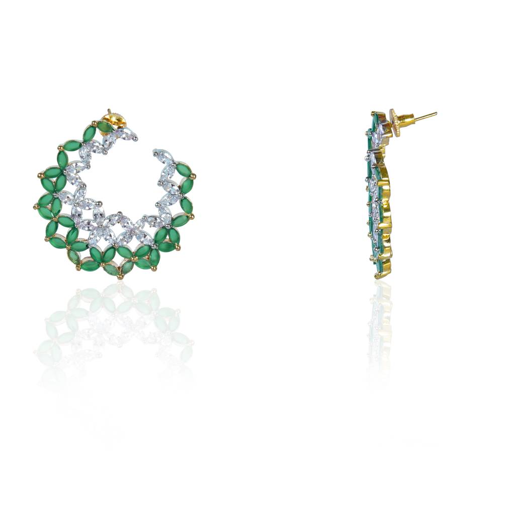 Zirconia Stud Earrings : IE257A