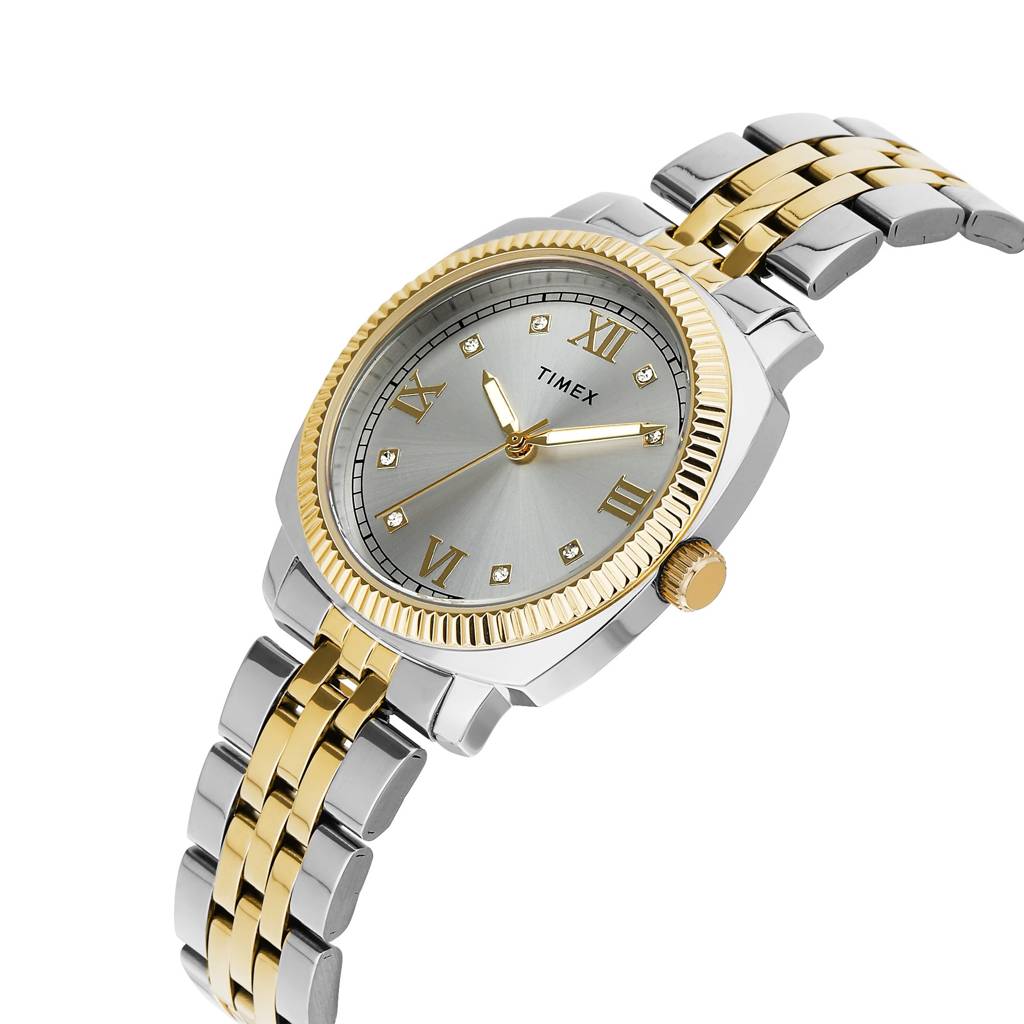 Timex Round 35Mm Dial Analog Women Watch - Twel234Smu01 : TWEL234SMU03