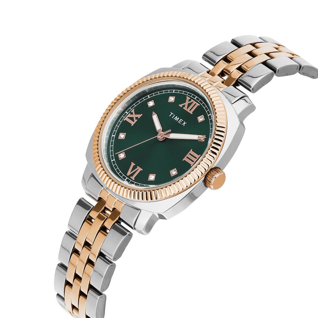 Timex Round 35Mm Dial Analog Women Watch - Twel234Smu01 : TWEL234SMU04