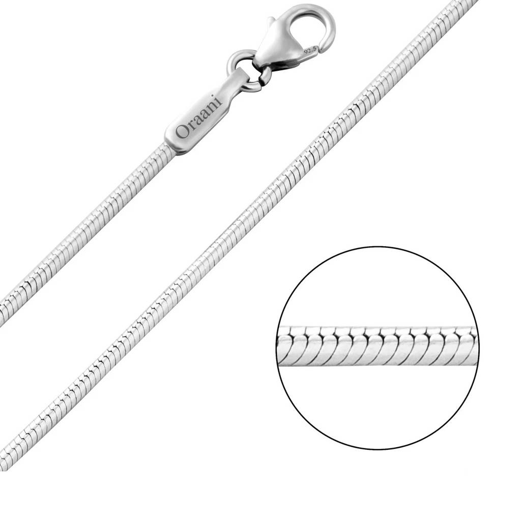925 Sterling Silver Chain | 20 Inches | Perfect For Men & Women | 925 Stamped : CH032_20