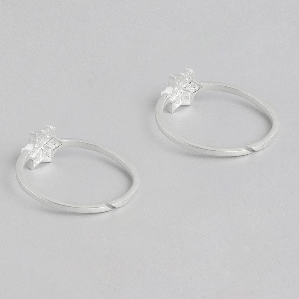 White Zircon Silver 92.5 Toe Ring : White Zircon Silver 92.5 Toe Ring : White Zircon Silver 92.5 Toe Ring : U080SO02TR03