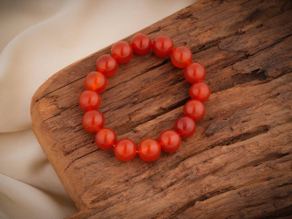 Carnelian Gemstone Bracelet : BBM29