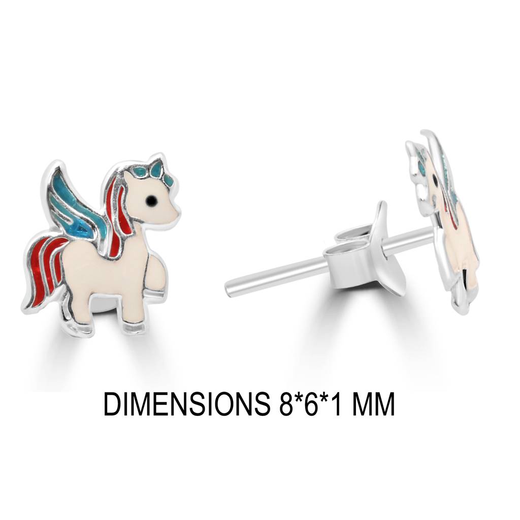 Stylish Sterling Silver Animal-Inspired Stud Earrings For A Whimsical, Elegant Finish : TWP1256