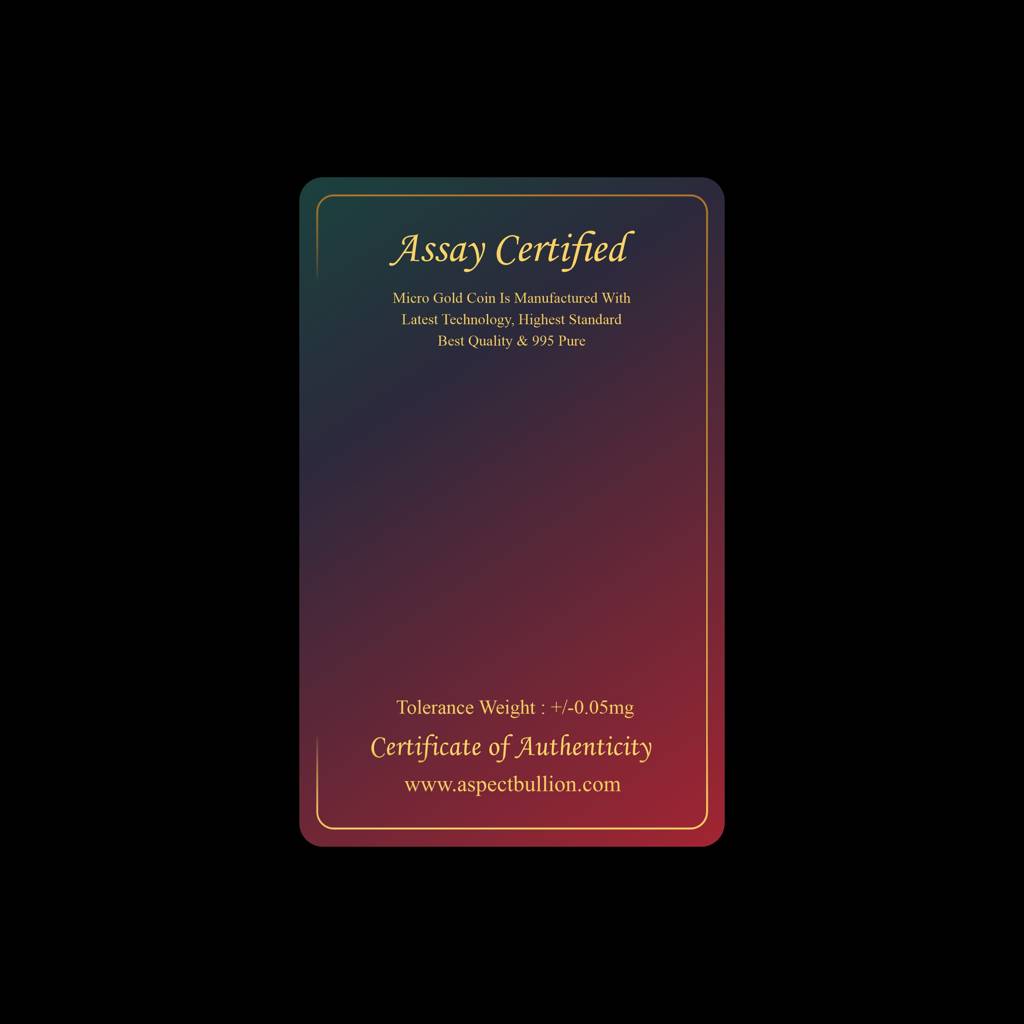 100 Mg Gold Coin 24Kt (995) : ABMGGC01KALP995