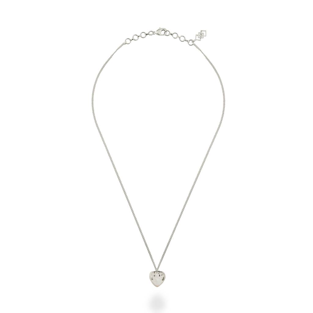 Melting Heart Neckchain- Silver