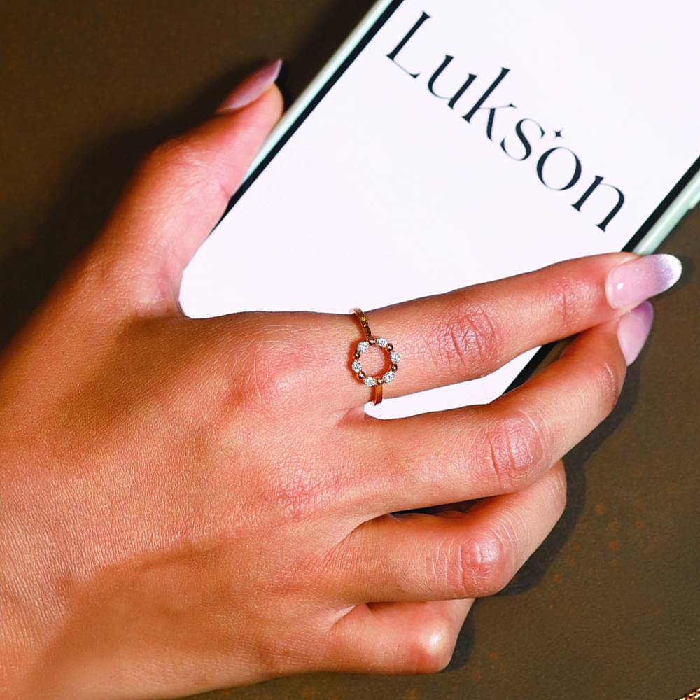 Eternal Orbit - Lab Diamond Ring : LLRG0116