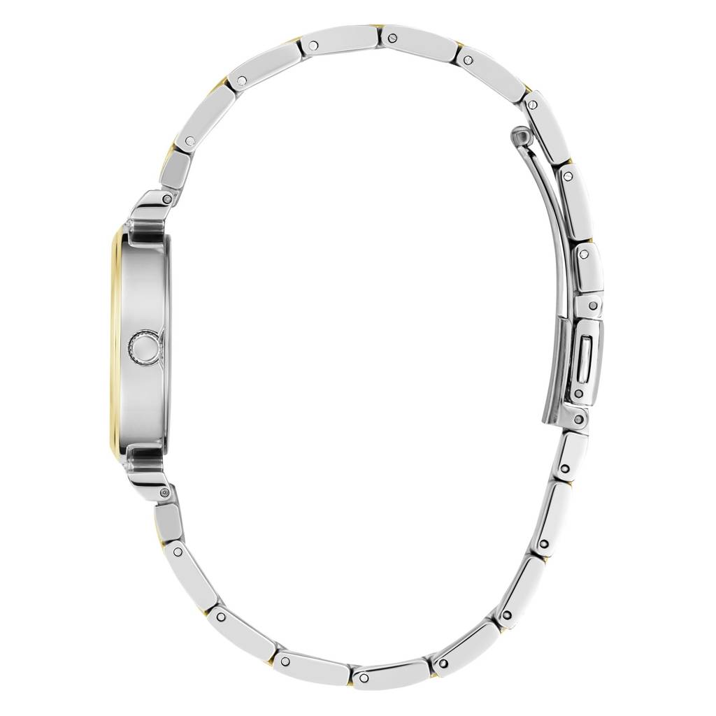Guess Round 28Mm Silver Dial Analog Women Watch - Gw0762L5 : GW0762L5