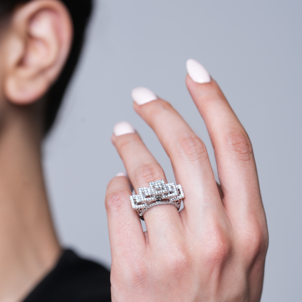 Silver Polish Ad Ring : CAO0227VIH